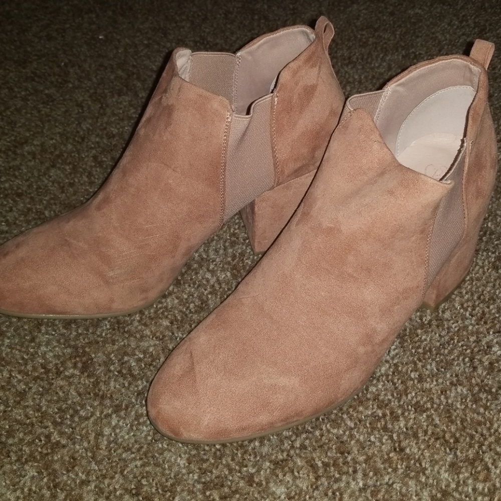 Pink booties